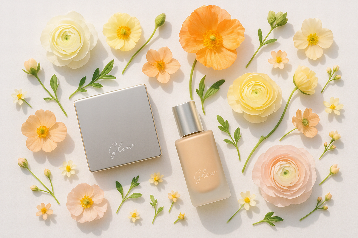 朝メイクが映えるスキンケア下地のイメージ（うるおいを仕込んで崩れにくい肌へ）