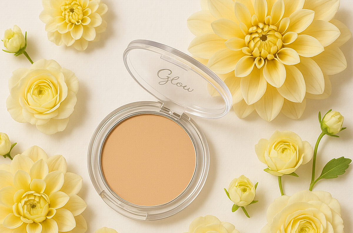 パウダーファンデの粉浮きを防ぐために保湿している女性のイメージ（朝のスキンケアでしっとり仕上げる）