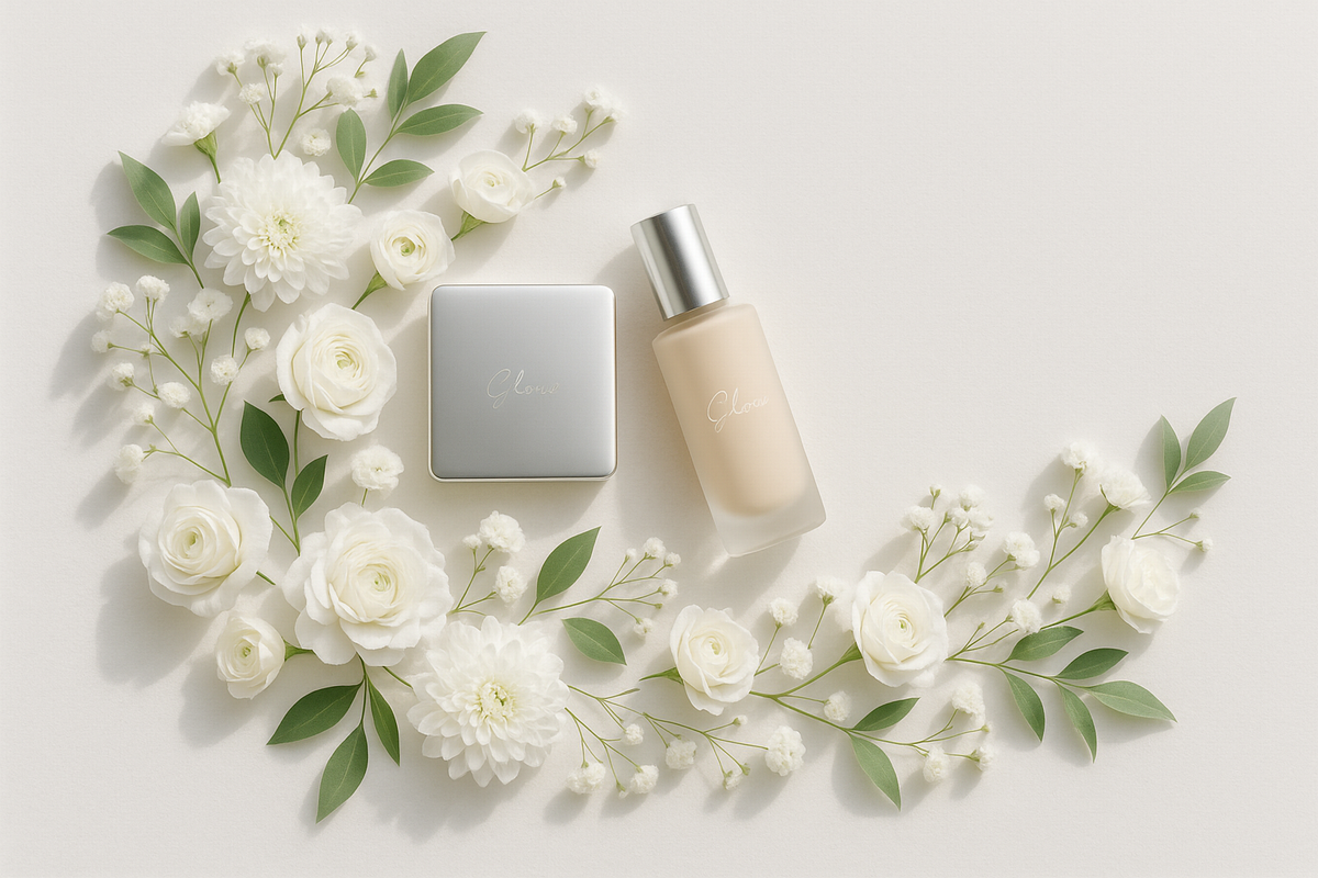 冬のマスク肌とベースメイク見直しのイメージ（乾燥や摩擦を防ぐナチュラルな肌づくり）